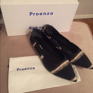 Proenza Schouler canvas tie dye flats