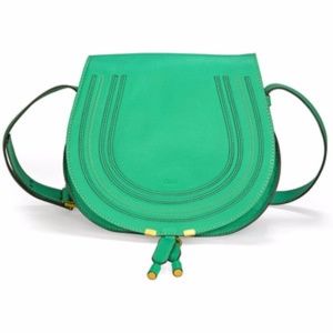 Authentic Chloe Marcie Leather Mini Crossbody-jade
