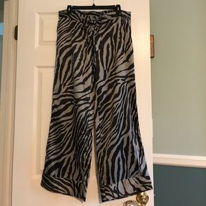 Last Chance! Zebra print pajama bottoms
