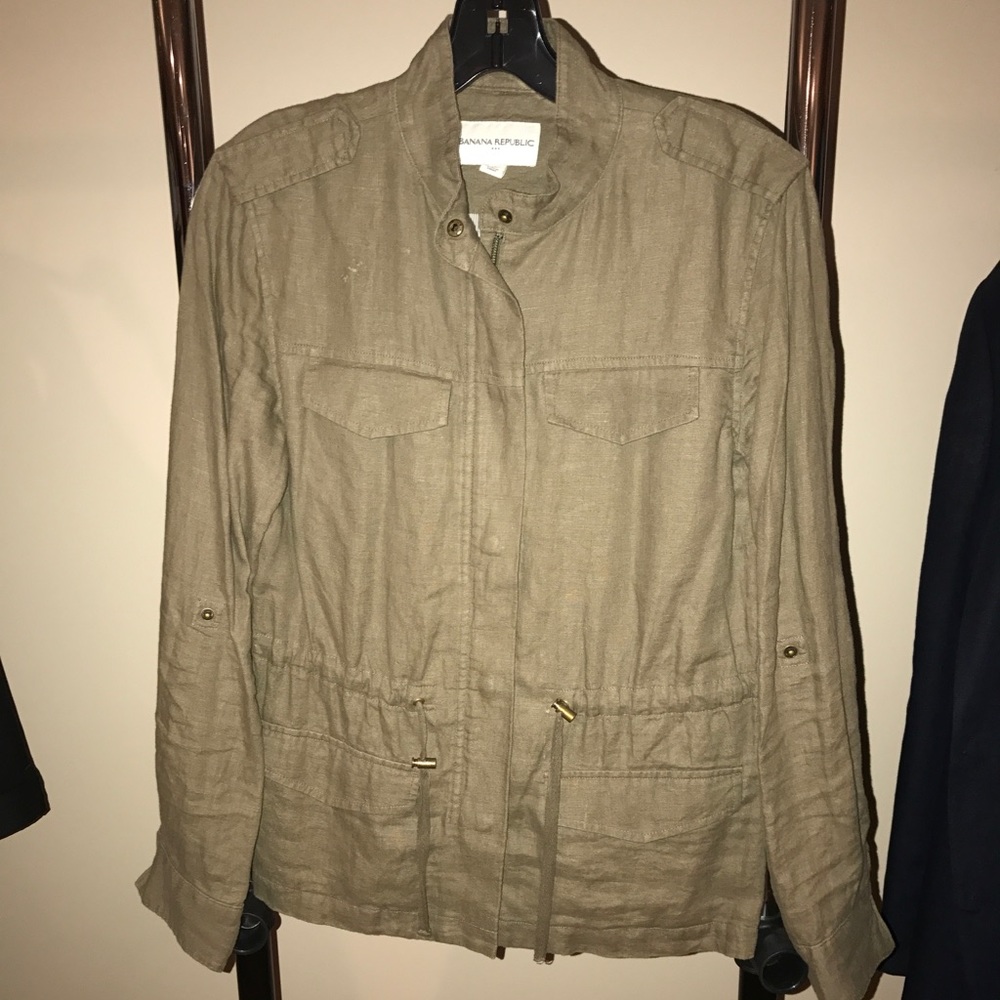 Banana Republic linen jacket