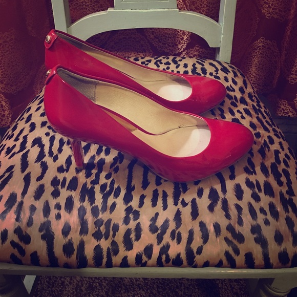 MICHAEL Michael Kors Shoes - Michael Kors patent leather red heels MICHAEL Michael Kors Shoes - Michael Kors patent leather red heels