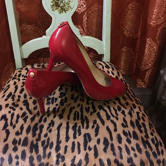 MICHAEL Michael Kors Shoes - Michael Kors patent leather red heels MICHAEL Michael Kors Shoes - Michael Kors patent leather red heels