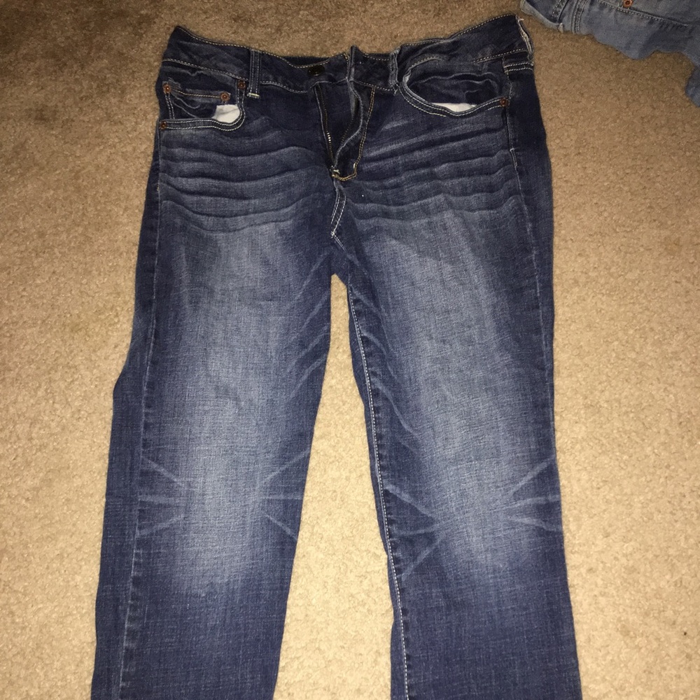 regular straight leg american eagle jeans