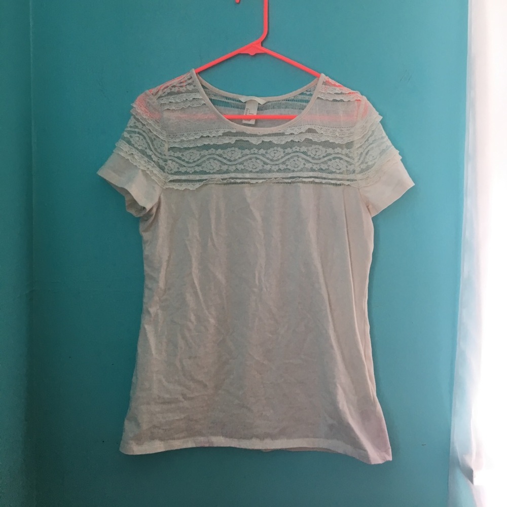 Lace Top Tshirt
