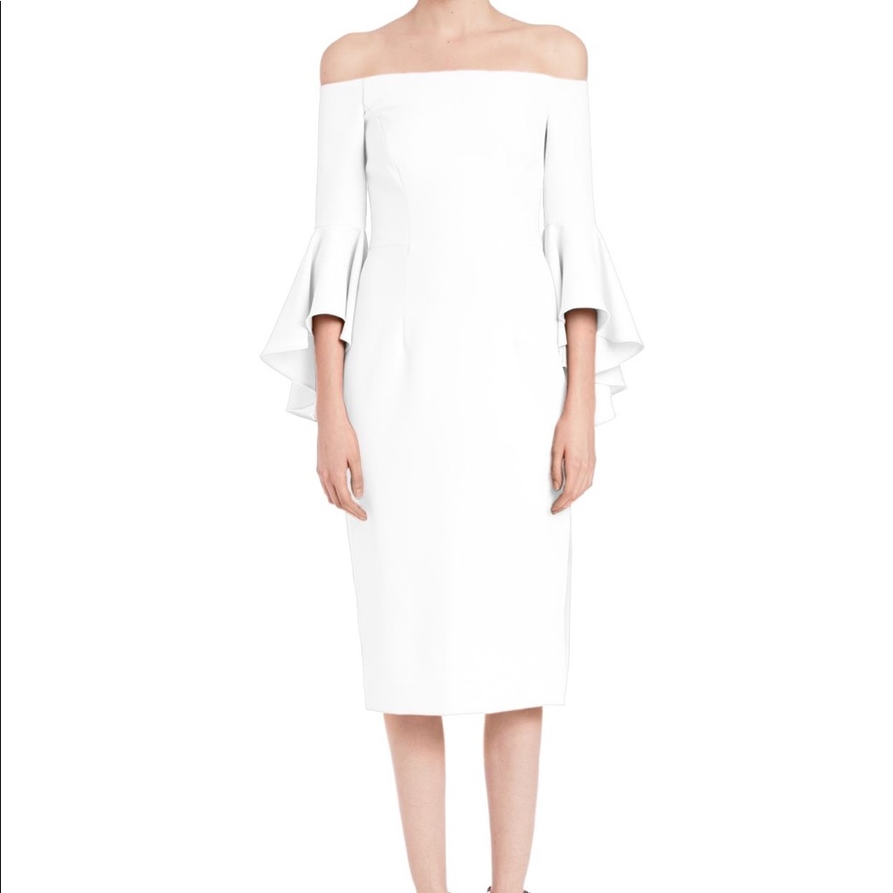 Milly off the shoulder white dress