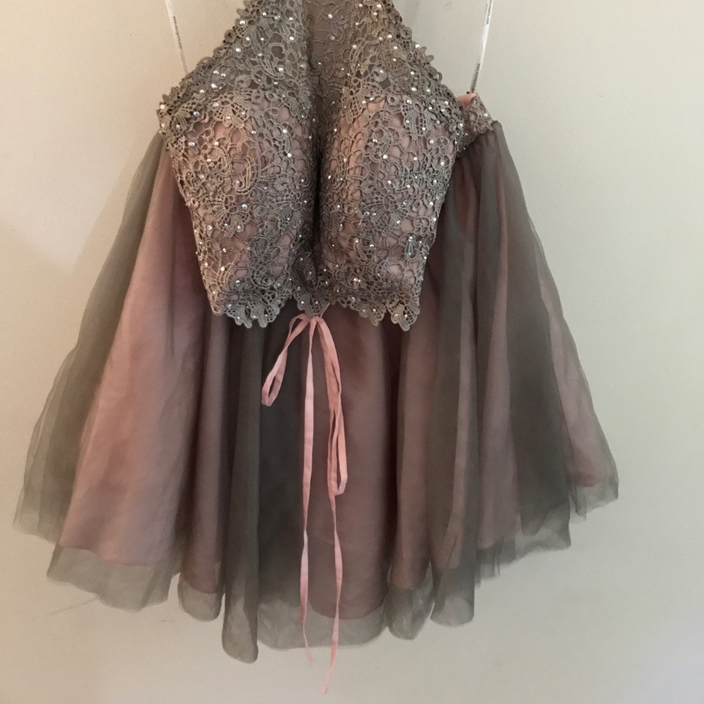 Homecoming dress stunning beautiful 2 piece dress