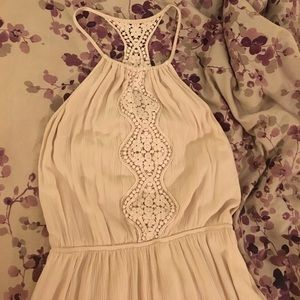 Blush pink maxi dress