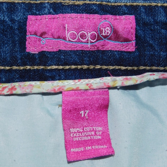 Loop 18 Denim Ruffle Hem Skirt - Picture 8 of 8