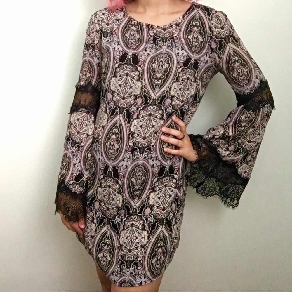 1970s vintage hippie dress