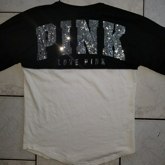 Vs pink new without tag bling crew - Picture 3 of 6