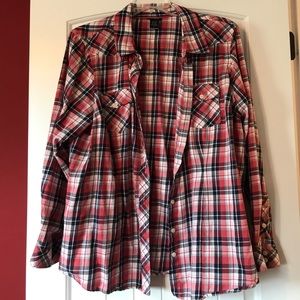 Torrid plaid shirt