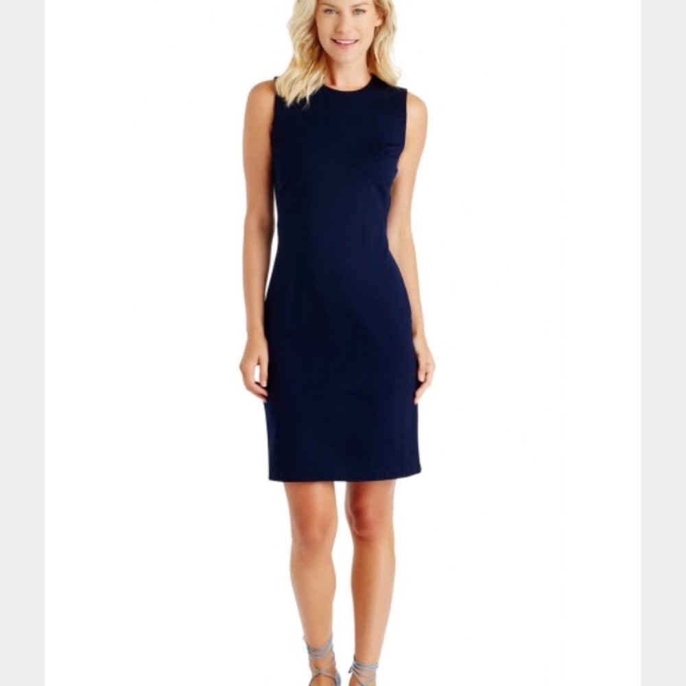 J. McLaughlin navy Devon dress xs