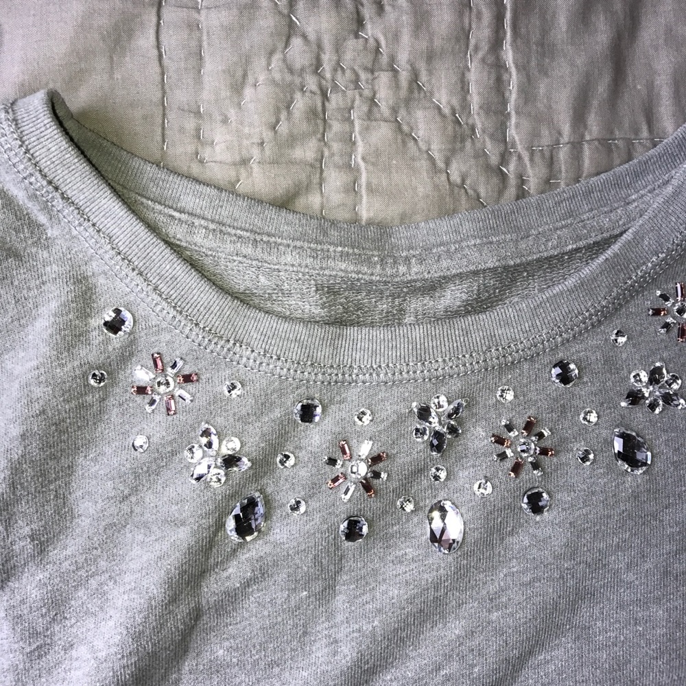 Soft gray hollister sweater