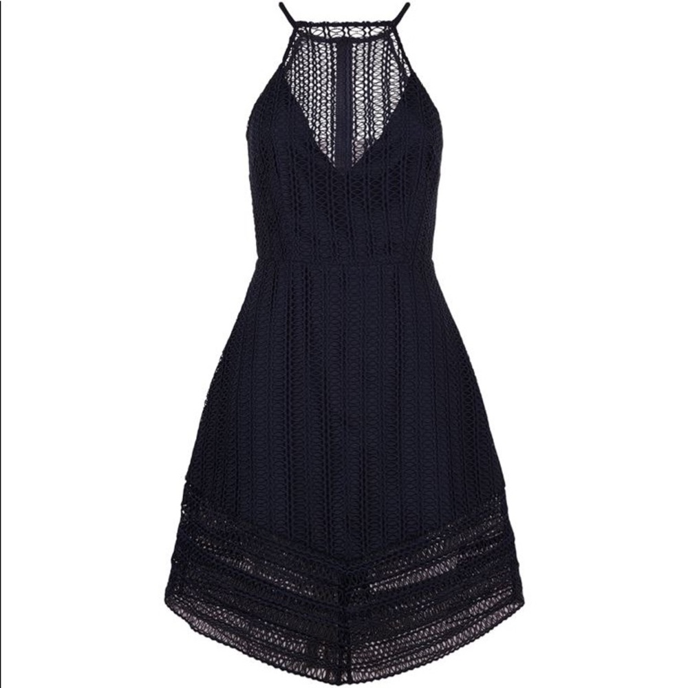 Keepsake Square neckline Lace fit-and-flare dress - Picture 6 of 6