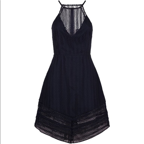 Keepsake Square neckline Lace fit-and-flare dress - Picture 6 of 6