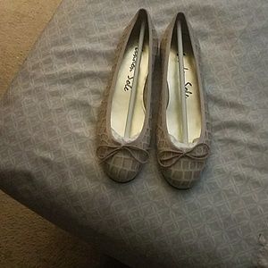 London Sole Patent Croc Ballet Flats