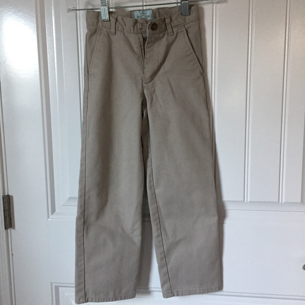 Boys Class Club 7 Slim uniform pants khakis