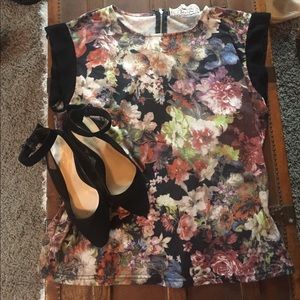 Beautiful Dark Floral Tee