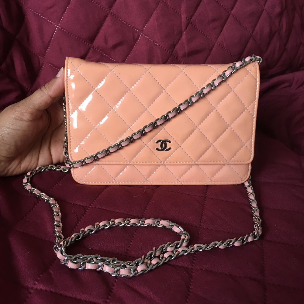 Chanel salmon crossbody