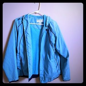 Wilson blue windbreaker