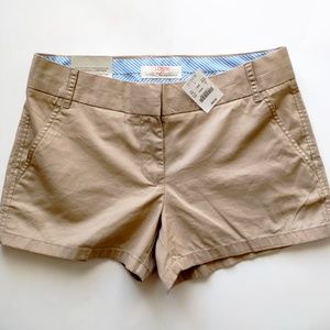 NWT J. Crew 3" Chino Shorts
