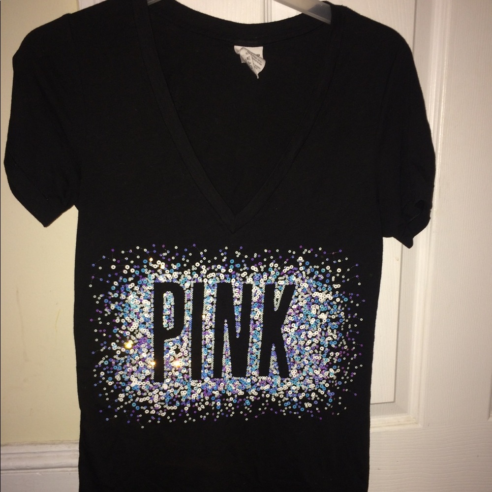 *END OF SUMMER SALE*VsPink multicolor sequin shirt