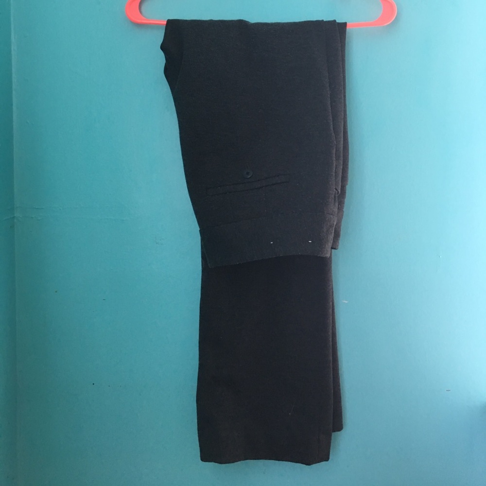 Hemmed Grey Slacks