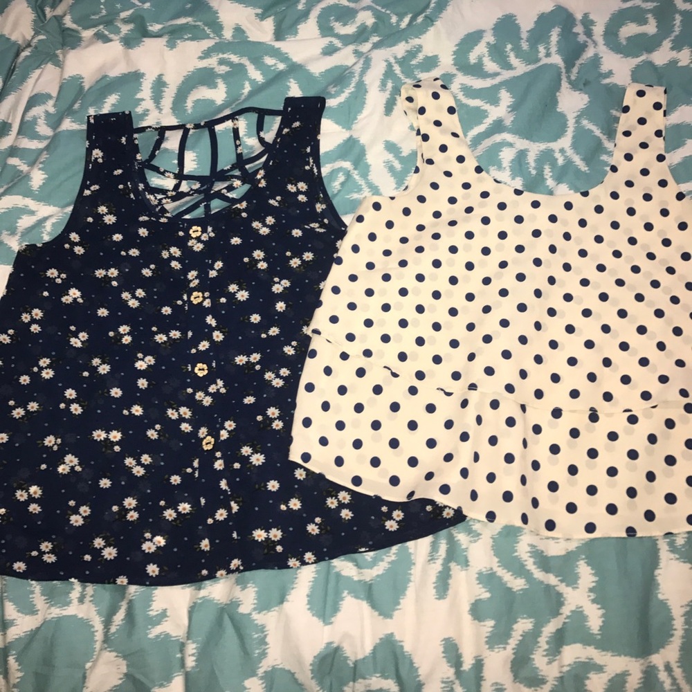 Flowy patterned shirt bundle