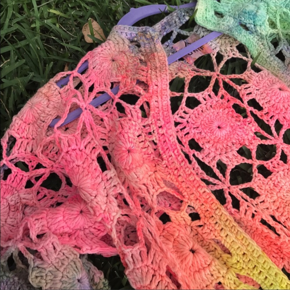 UNIF knitted tie dye cardigan