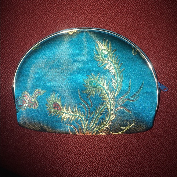 Blue Cosmetic Bag/Clutch - Picture 2 of 3