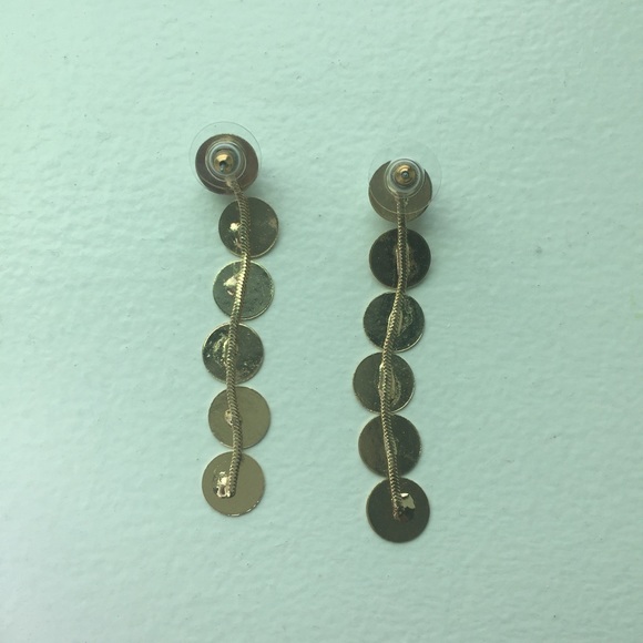 Pearl and Circles Earrings - Picture 3 of 3