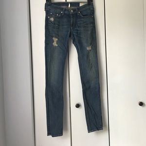 Destroyed Rag & Bone skinny jeans