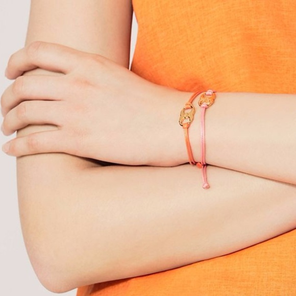 Last One!! Tory Burch Orange Gemini Bracelet - Picture 3 of 4