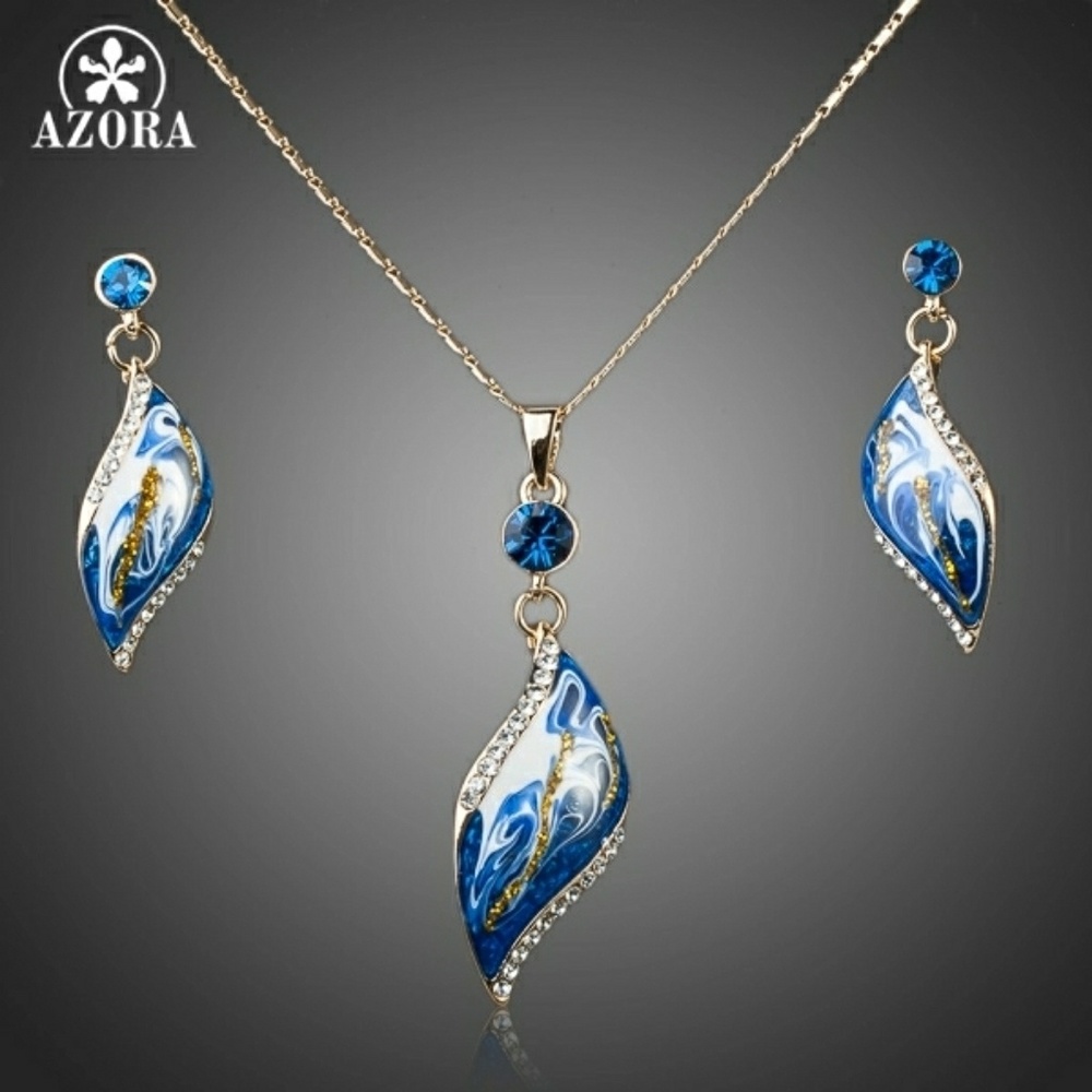 Azora brand sending gold color ,blue oil painting