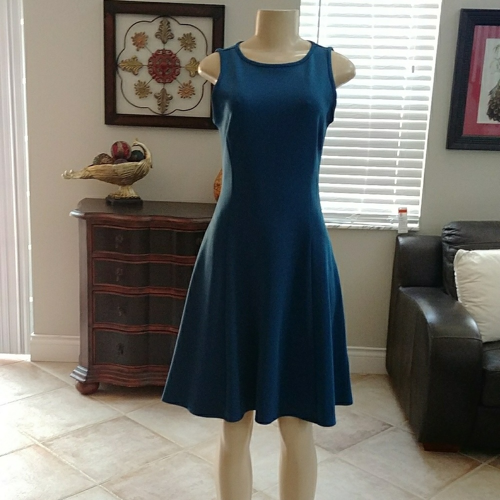 New York & Co. Scuba flare dress XS