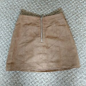 Camel h and m skirt