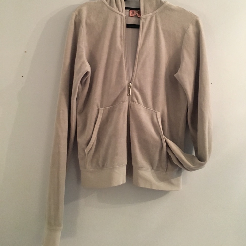 LAST DAY Plain Grey Juicy Velvet Hoodie