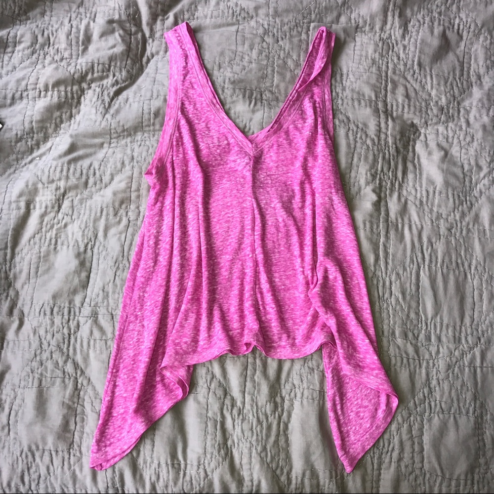 Magenta, flowy tank top