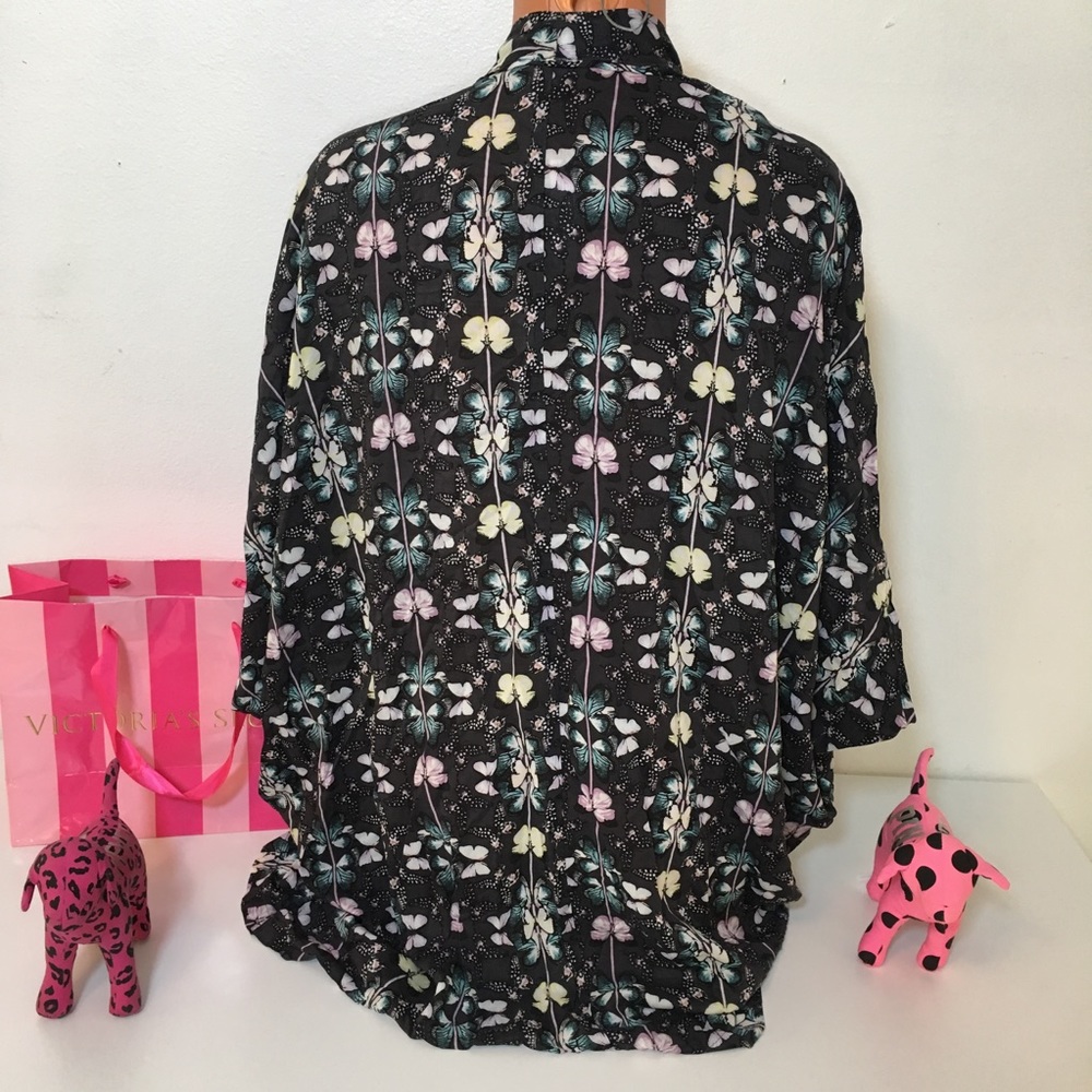 NEW VS KIMONO BEACH COVER UP BUTTERFLY PRINT - Picture 4 of 8