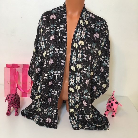 NEW VS KIMONO BEACH COVER UP BUTTERFLY PRINT - Picture 2 of 8
