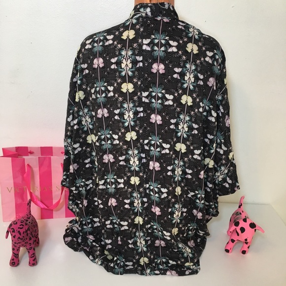 NEW VS KIMONO BEACH COVER UP BUTTERFLY PRINT - Picture 4 of 8