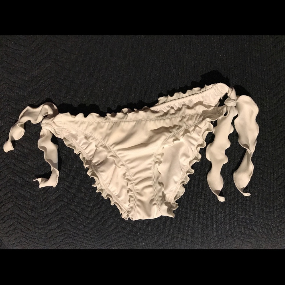 White Victoria secret swim bottoms