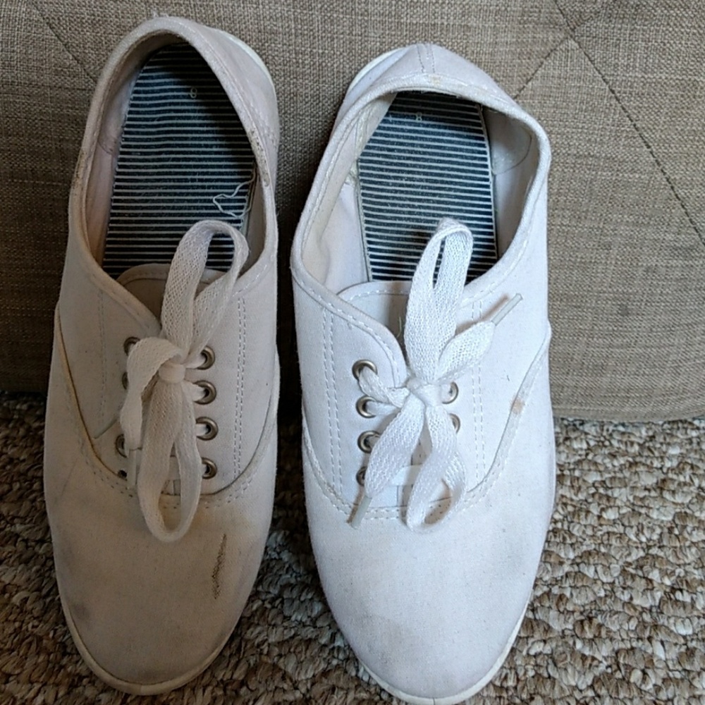 Cute white sneakers