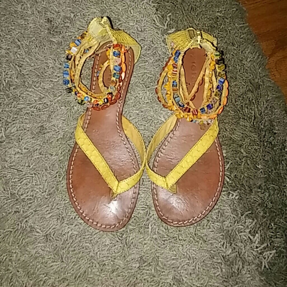 Ankle embellished sandals