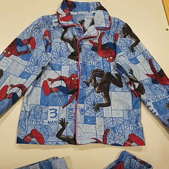 SIDER-MAN Pajamas -2 piece-sz 6-7 - Picture 2 of 4