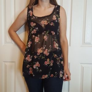 Floral tank top