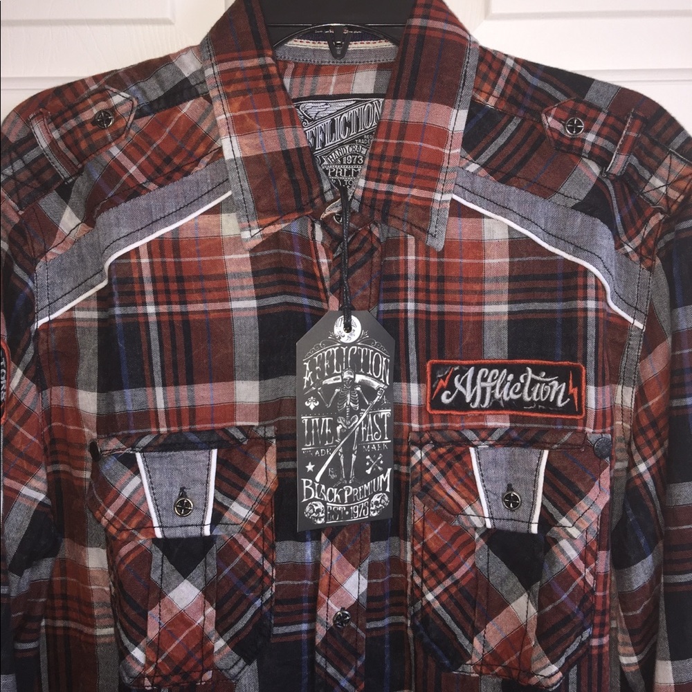 Affliction Button Down Shirt
