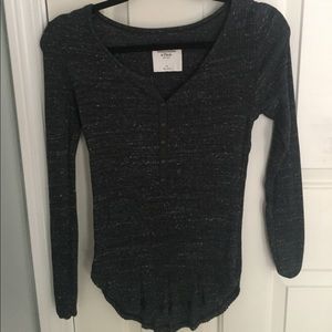 Abercrombie and fitch grey Henley