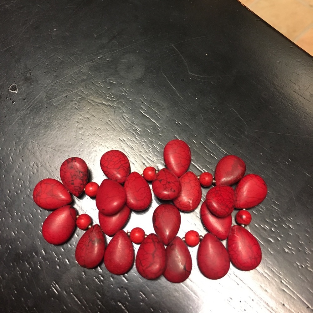 Red stone bracelet