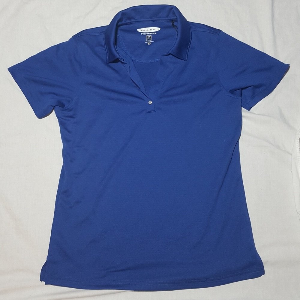 Pebble Beach Performance Women's S/S, V-Neck Golf